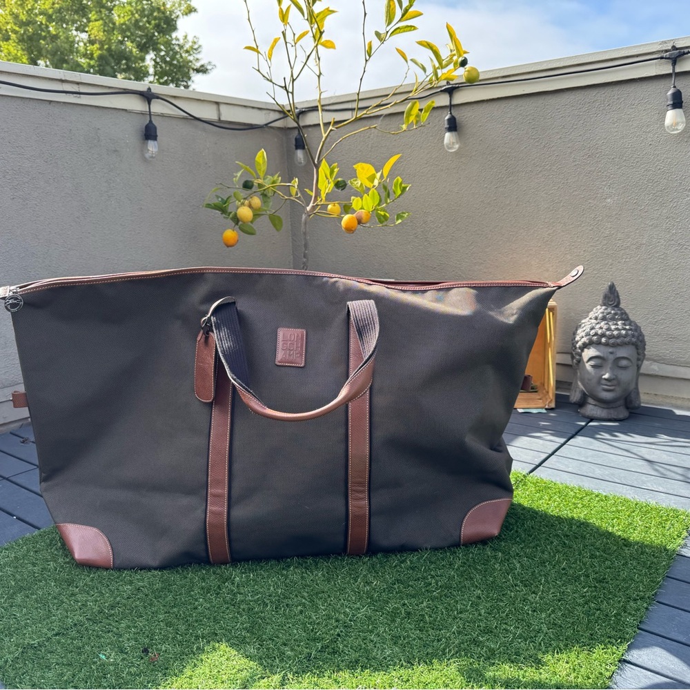 Longchamp large travel bag